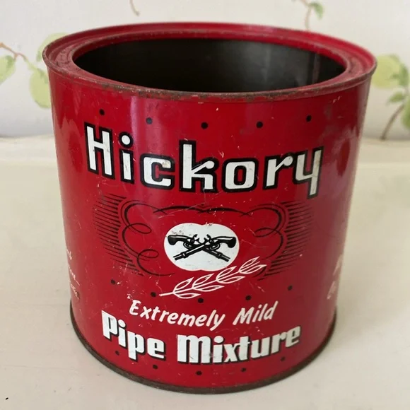 Vintage Tin ‘Hickory Extremely Mild Mixture’ Round Tin - Picture 6 of 6